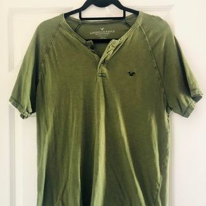 American eagle Henley tee